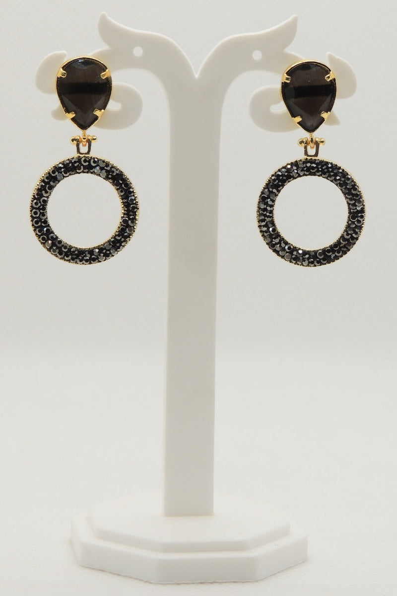 Laila Earrings In Black