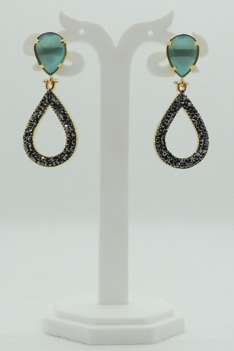 Kashvi Earrings In Blue