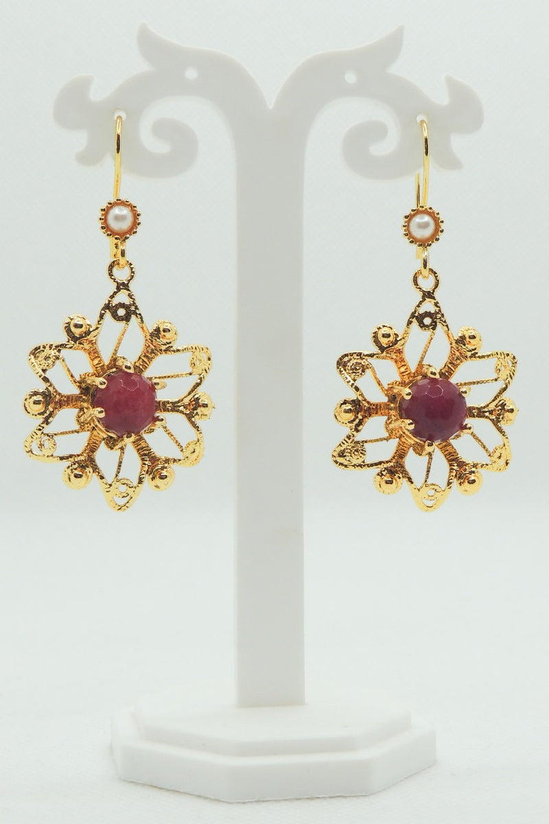 Rashmi Earrings In Red