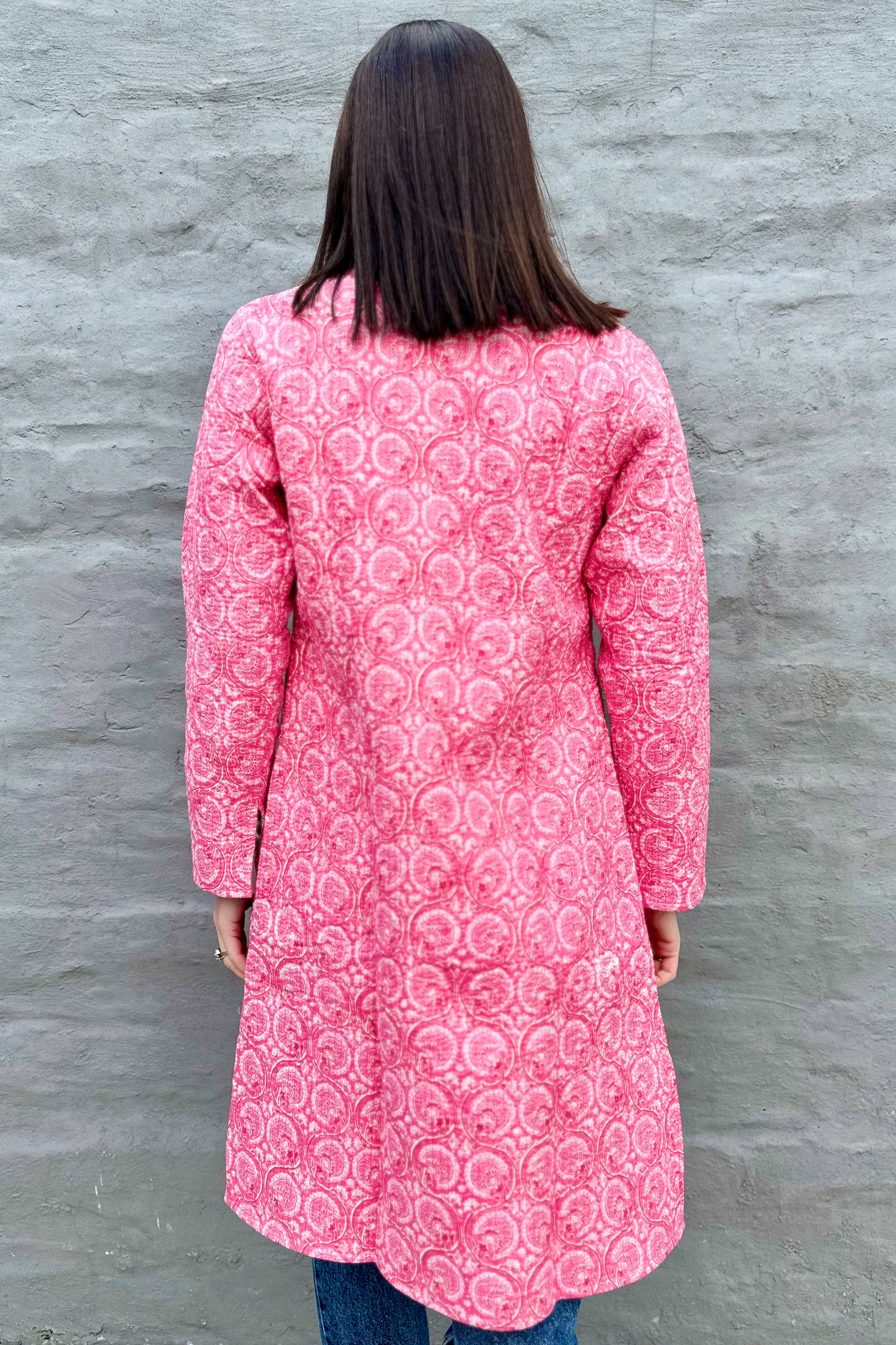 AJILE by pantaloons-pink-cotton-jacket – MALL