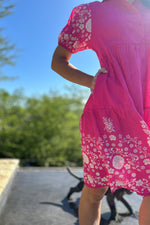 Priya Shirt Dress In Rose