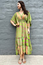 Aurora Dress In Luscious Lime