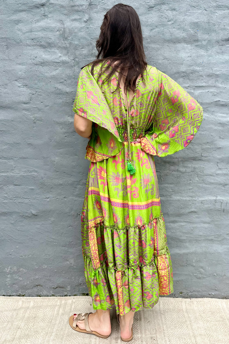 Aurora Dress In Luscious Lime