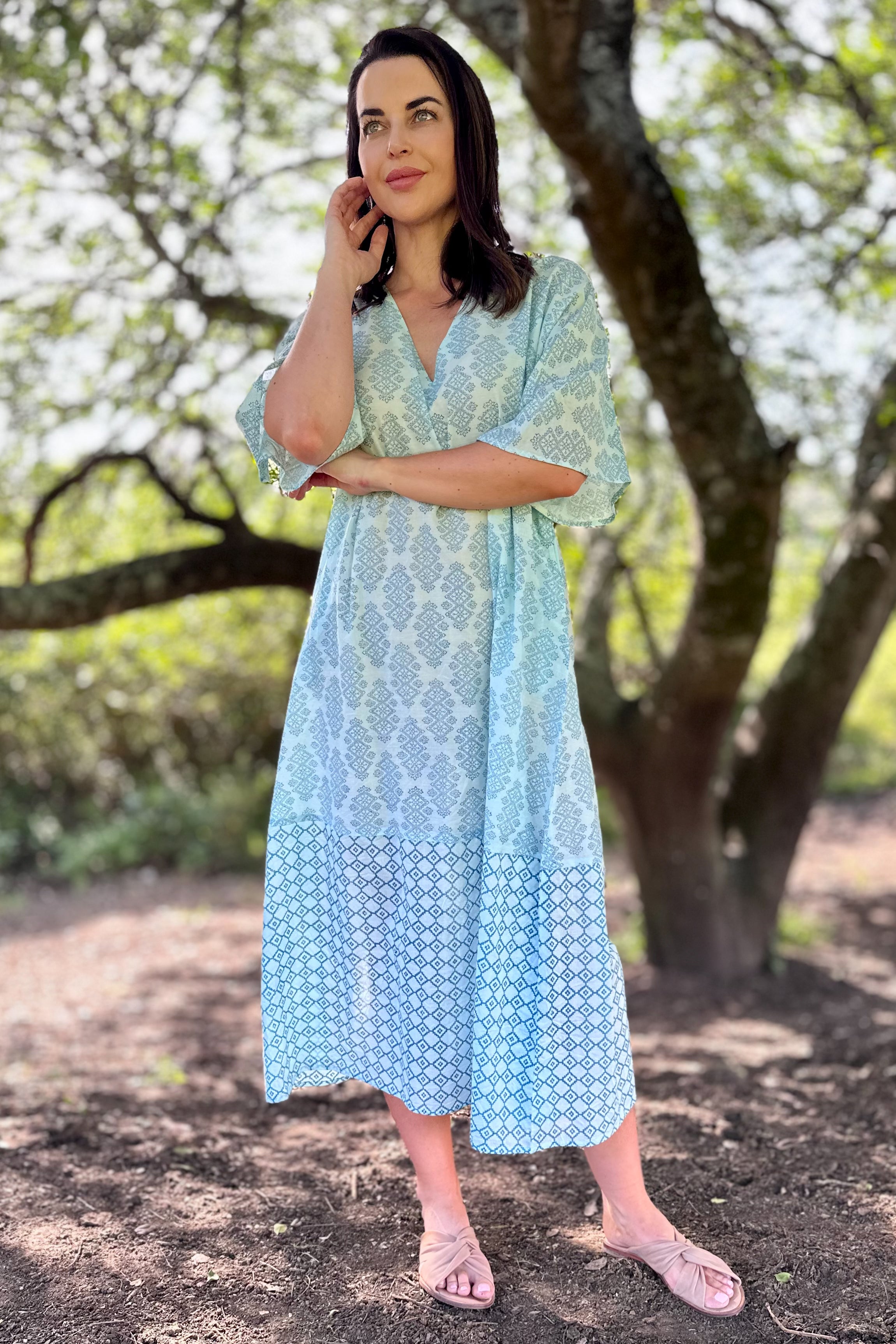 Prisha Kaftan Dress – Exotic Marigold Boutique