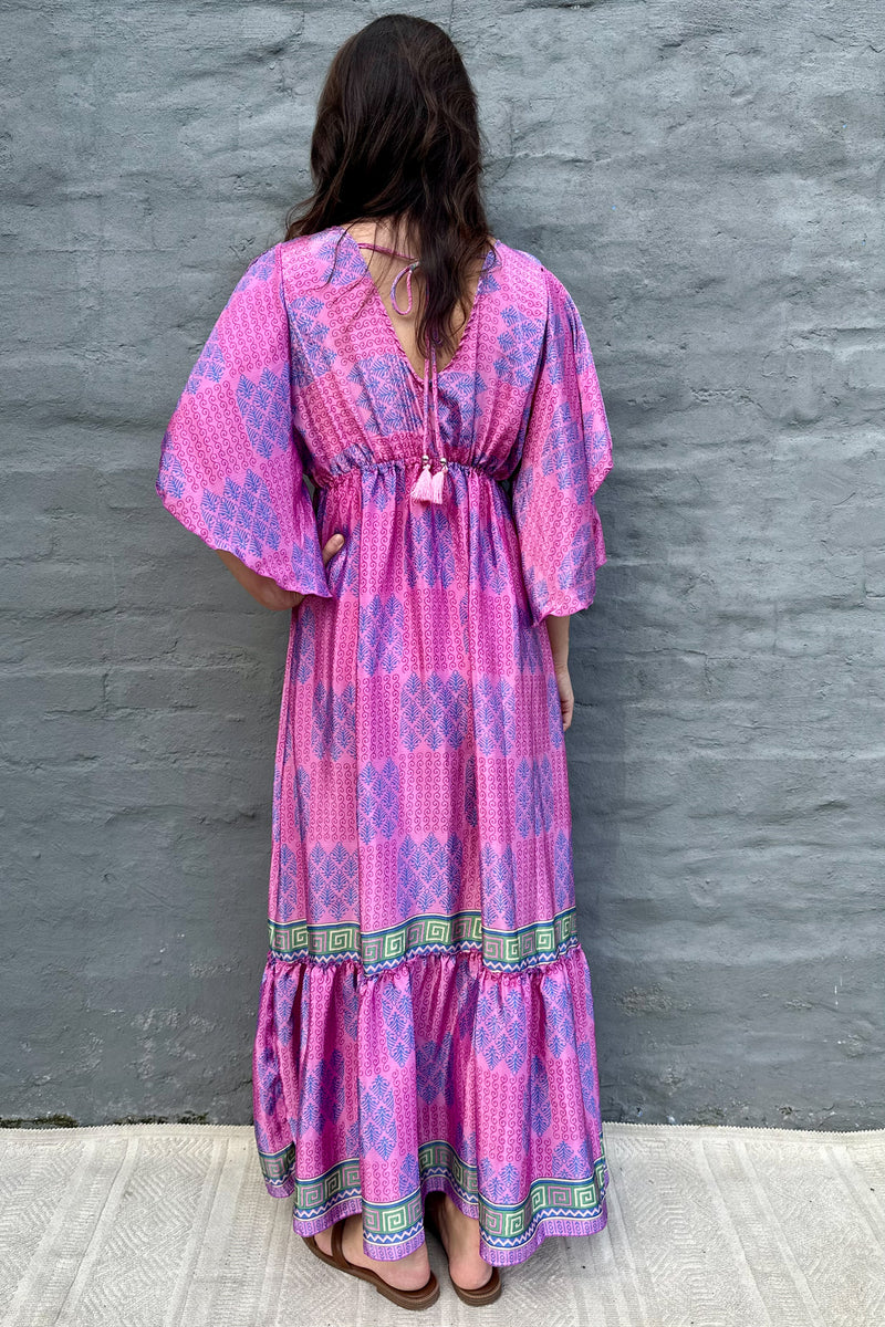 Aurora Dress In Pink Goddess