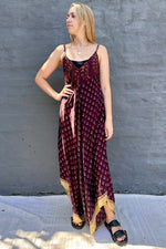 Jiya Jumpsuit In Merlot Magic