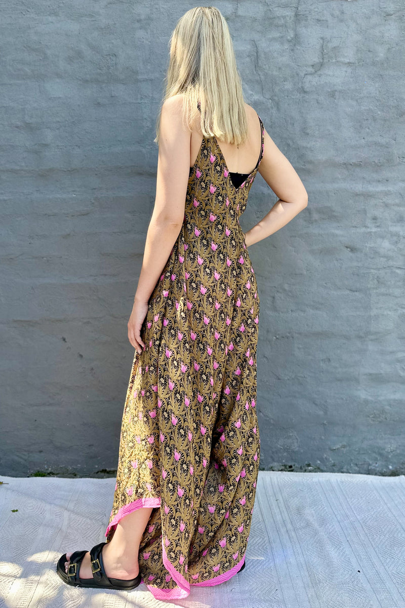 Jiya Jumpsuit In Rose Nouveau