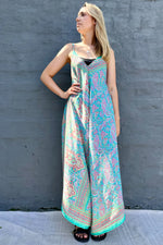 Jiya Jumpsuit In Pastel Paisley