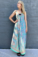 Jiya Jumpsuit In Pastel Paisley