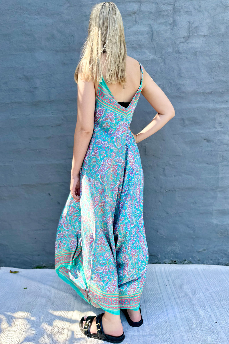 Jiya Jumpsuit In Pastel Paisley