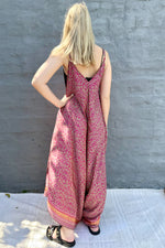 Jiya Jumpsuit In Magenta Magic