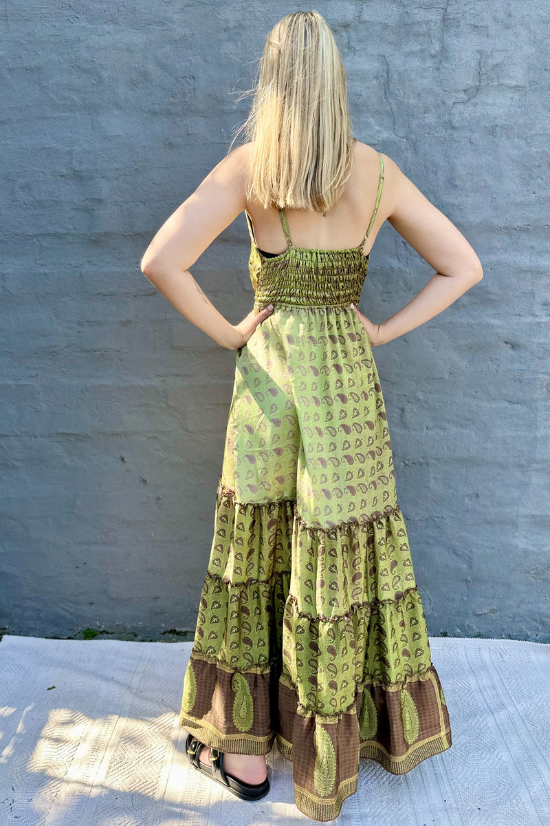 Yara Dress In Golden Lime