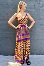 Yara Dress In Golden Violet