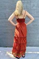 Yara Dress In Radient Rust