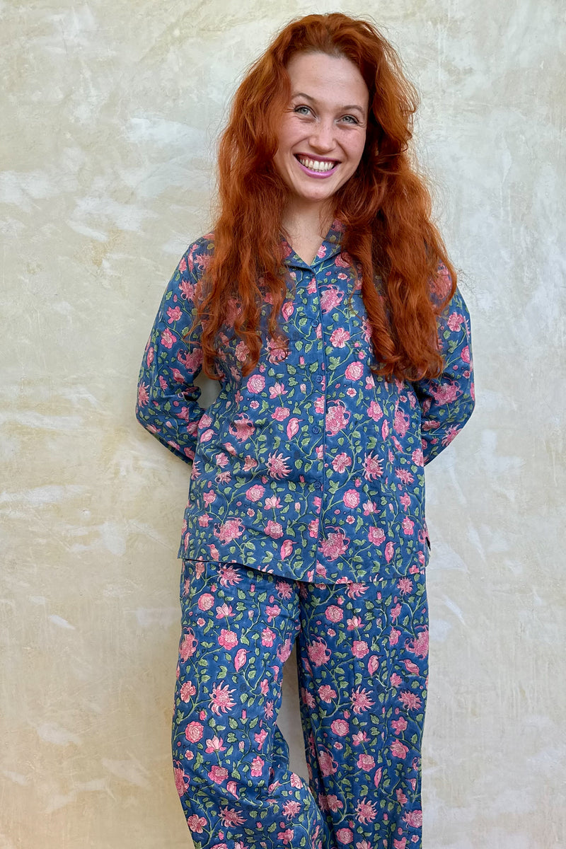 Midnight Rose Long Pyjamas