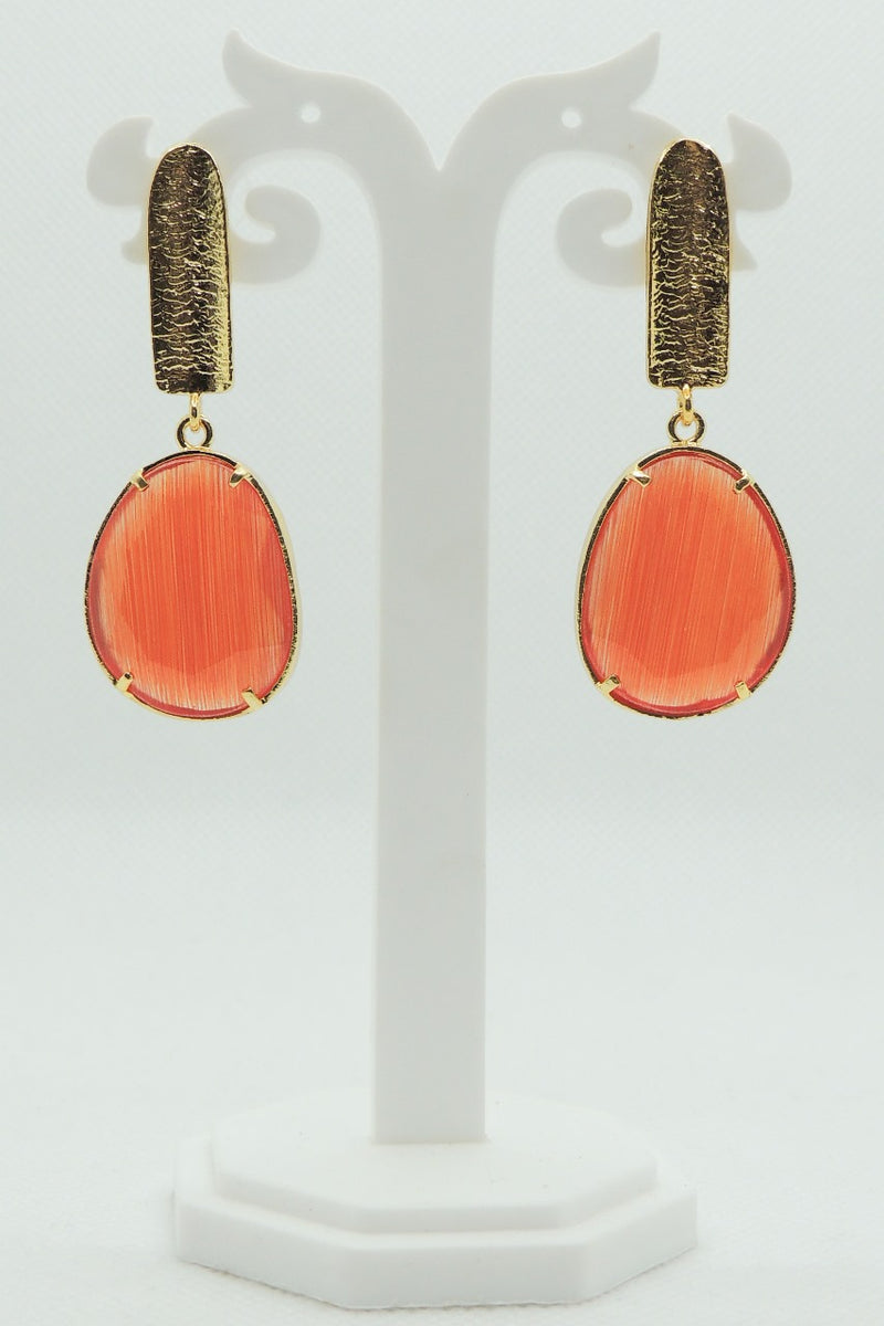 Zara Earrings In Orange