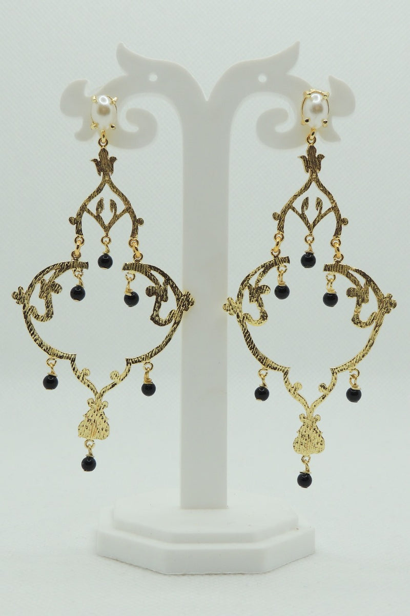 Kamini Earrings In Black